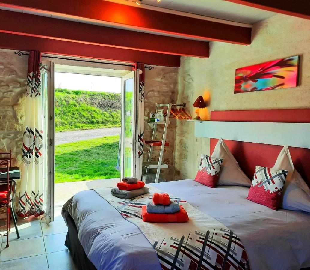 Bed and Breakfast L'Echappée Trémoussante Saint-Barthélemy-de-Vals Exterior foto